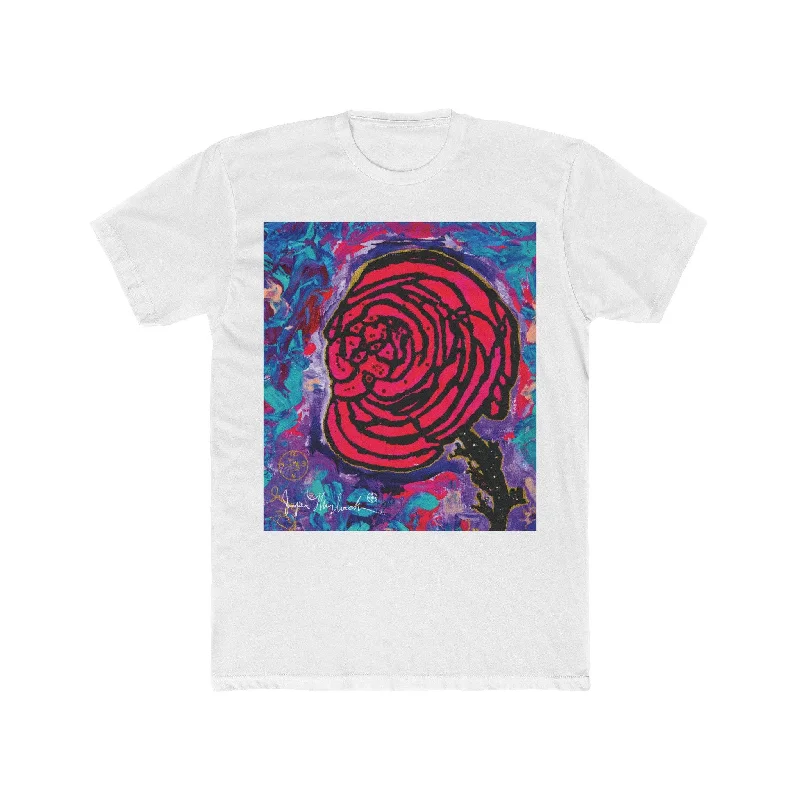 Cotton Candy Rose by Jumper Maybach® - MEN'S Cotton Crew Tee Trendy Men's Scandinavian