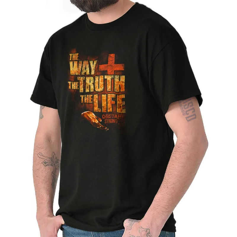 The Way Truth Life T Shirt Bold Men's Animal