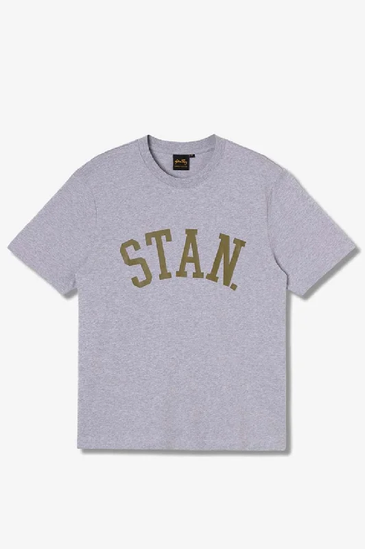 Stan Ray Stan Serif Tee - Grey Cclassic Men's Tweed