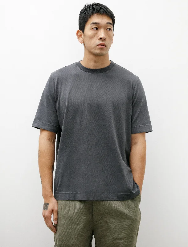 Felix T-Shirt Heavy Cotton Dark Grey Streetwear Style