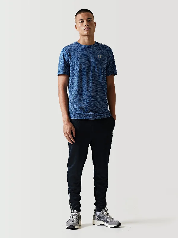 Oxygen T-Shirt - Navy Space Dye Sophisticated Men's French