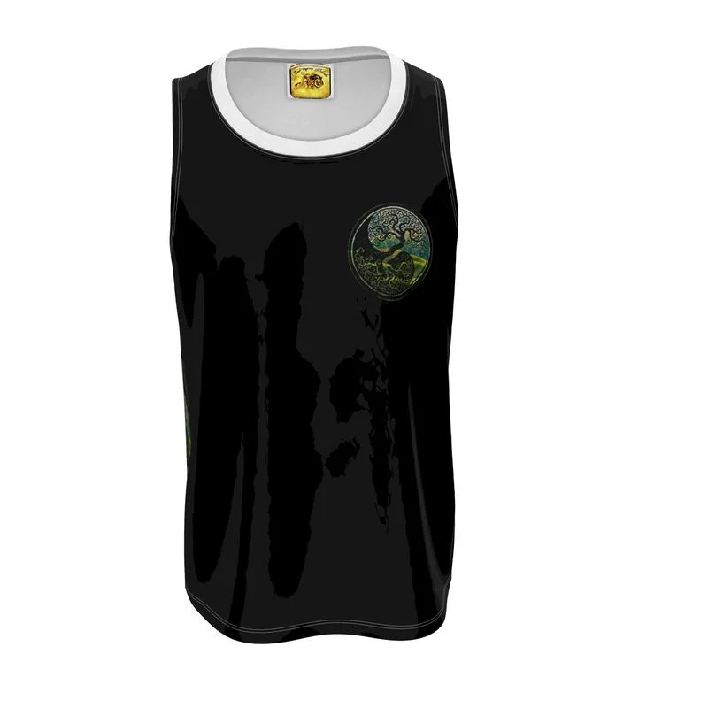 Tree of Life - As above, so below by KTJ Men's Designer Flowy Sleeveless T-shirt Tough Men's Tactical