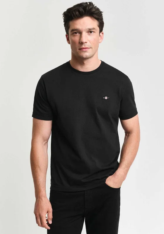 Gant Shield T-Shirt, Black Bold Men's Statement