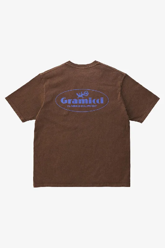 Gramicci Climbing Equipment Tee - Brown Beach