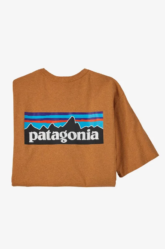 Patagonia P-6 Responsibili Tee - Cloudberry Laid