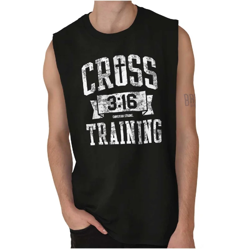 Cross Training Jesus Sleeveless T Shirt Refined Men's Velvet