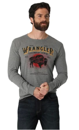 Men's Wrangler Buffalo Design SS T-Shirt Vacation