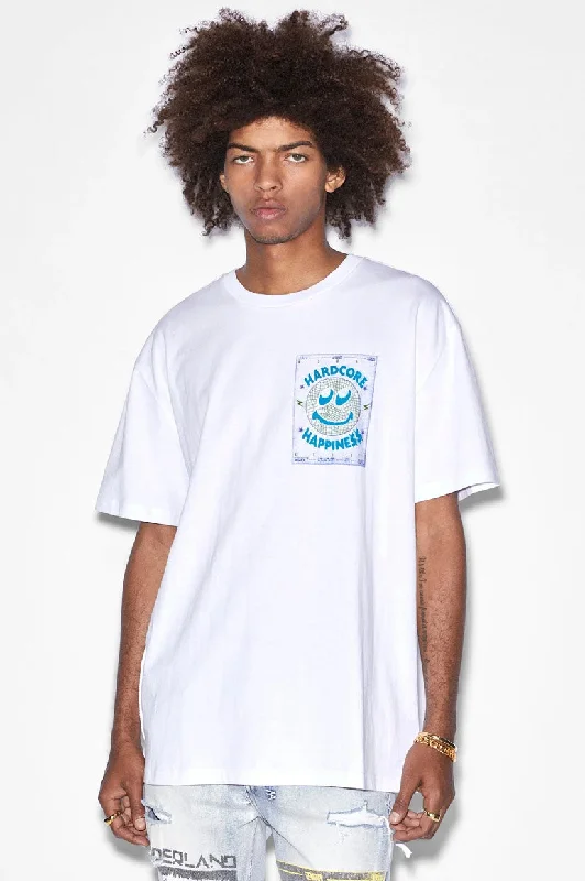 Ksubi Hardcore Biggie SS Tee - True White Refined Men's Velvet