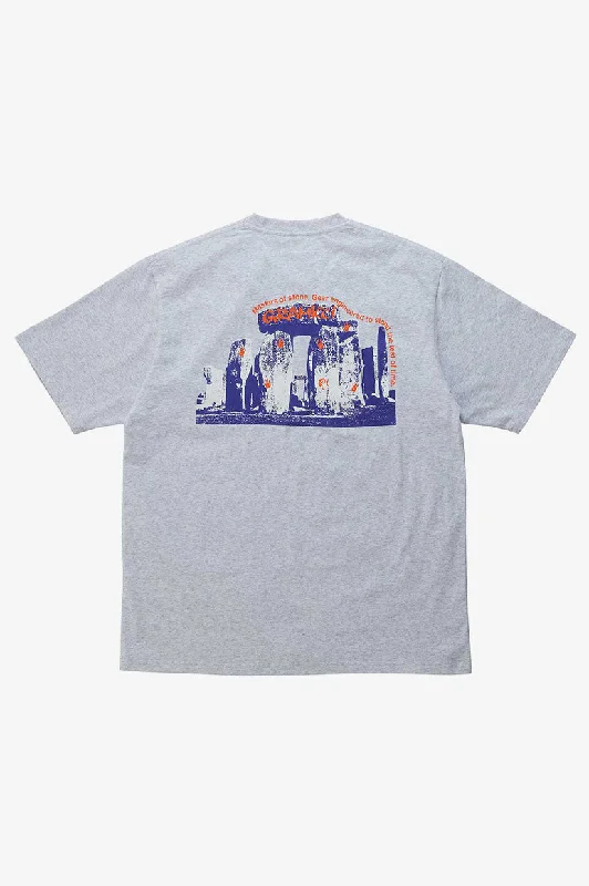 Gramicci Stonehenge Tee - Grey Heather Confident Men's Power