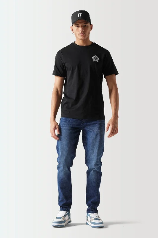 Crest T-Shirt - Black Cozy Men's Winter