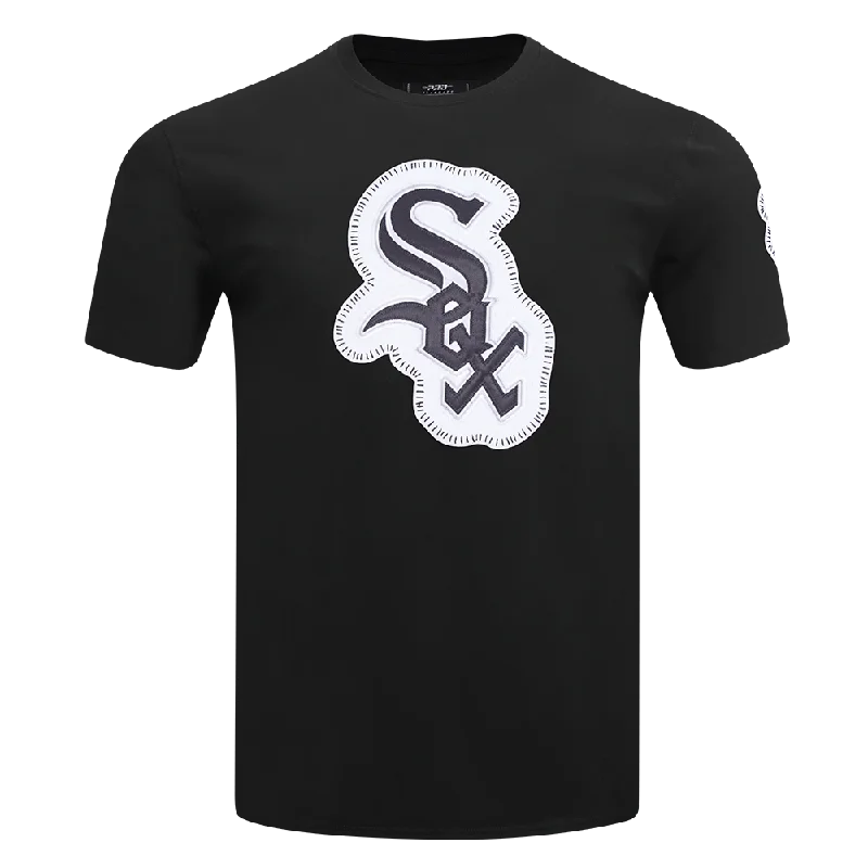 MLB CHICAGO WHITE SOX DIY PICK STITCH MEN'S SINGLE JERSEY TOP (BLACK) Youthful Men's Pop