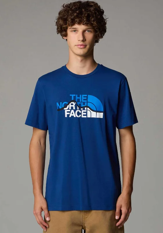 The North Face Men’s Mountain Line T-Shirt, Estate Blue Monochromatic All