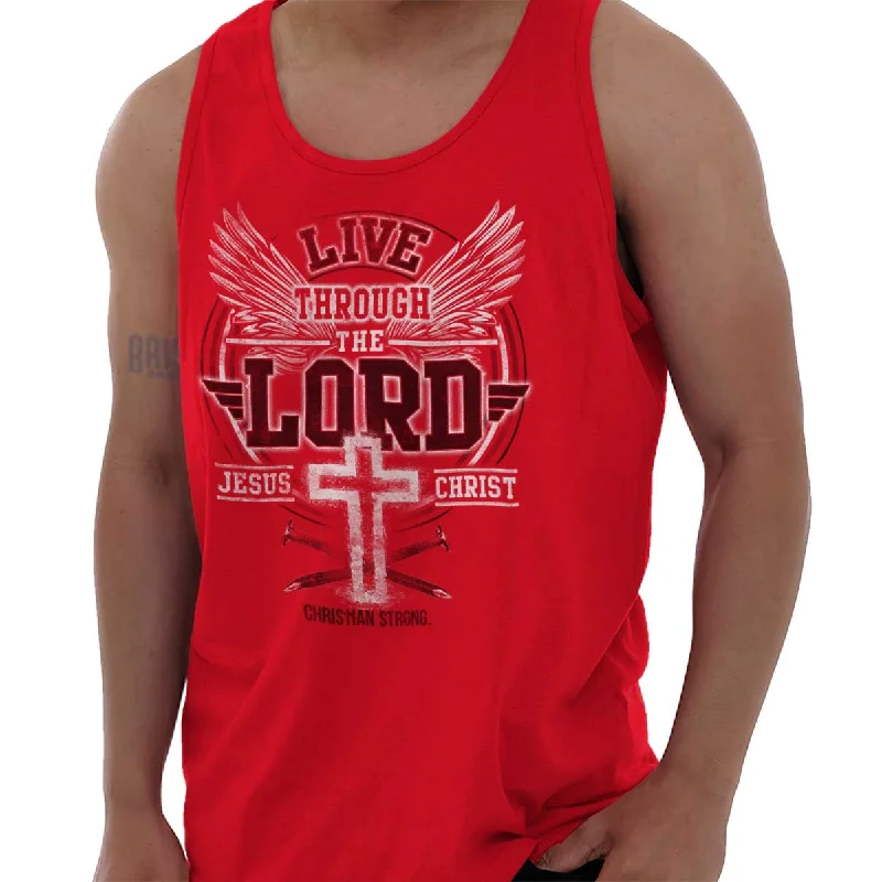 Live Through the Lord Tank Top Artistic Men's Avant