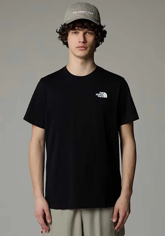 The North Face Men’s Redbox T-Shirt, Black Casual Men's Loose