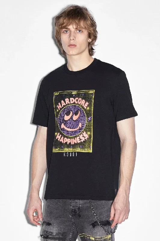 Ksubi Hardcore Kash SS Tee - Jet Black Classic Men's Pin