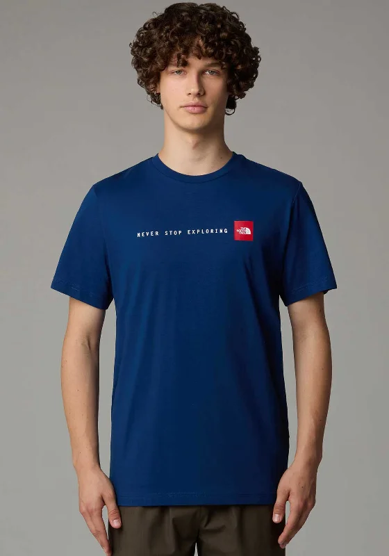 The North Face Men’s Never Stop Exploring T-Shirt, Estate Blue Hip Men's Urban