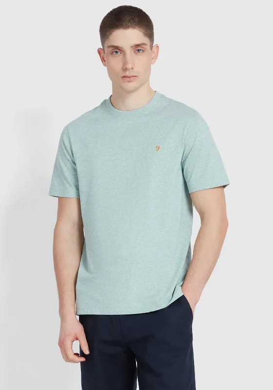 Farah Danny T-Shirt, Grove Green Marl Tough Men's Military