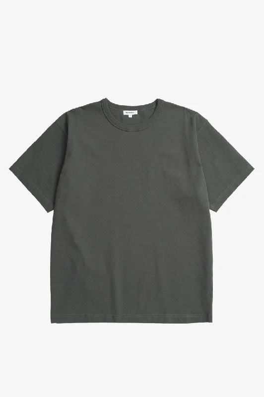 Norse Projects Simon Heavy T-Shirt - Olive Earthy Men's Sustainable 