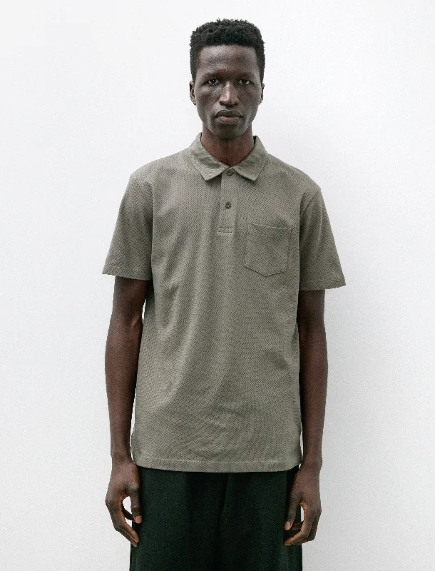 Riviera Polo Shirt Khaki Laid