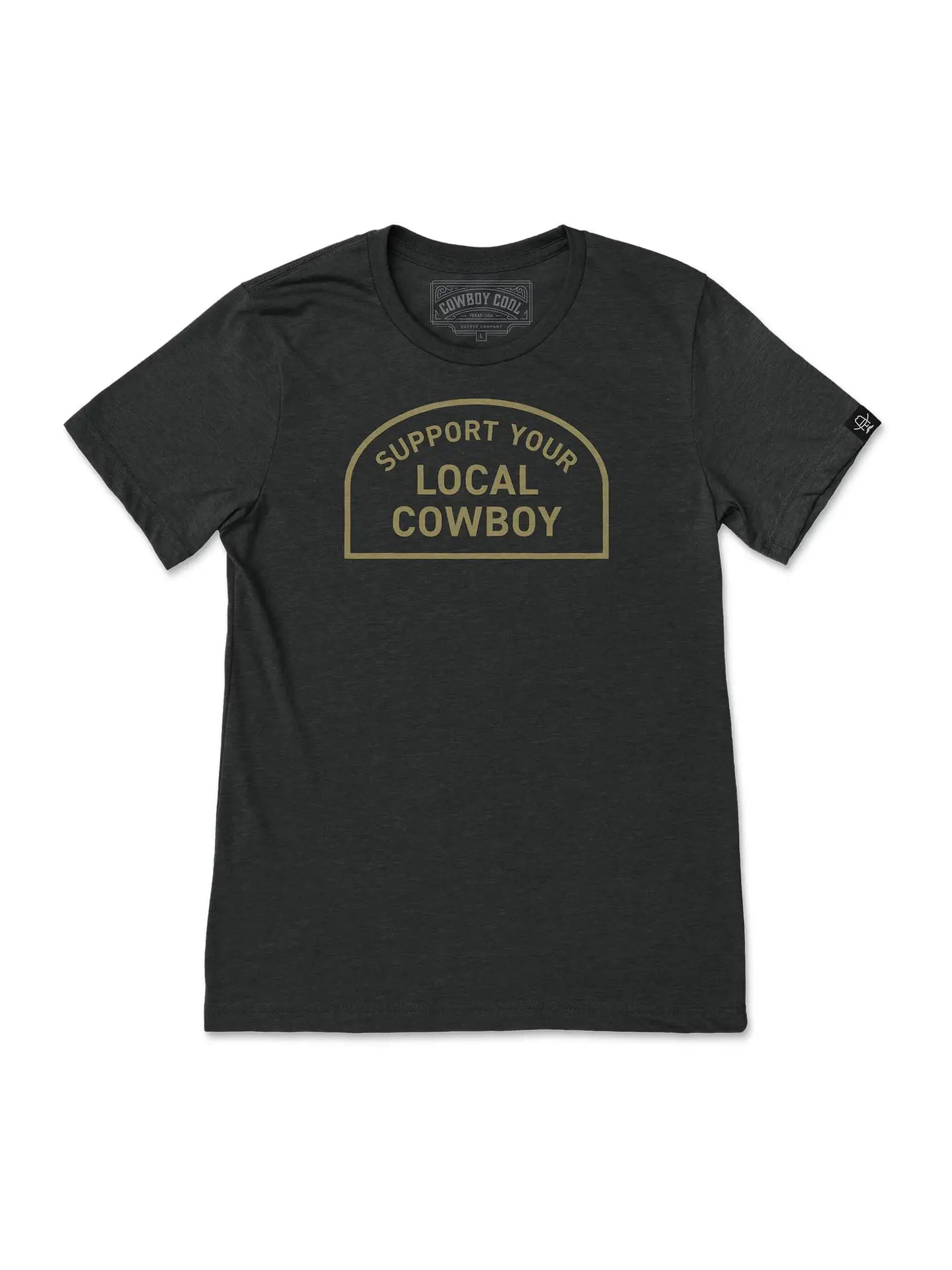 Support Your Local Cowboy T-Shirt Refined Men's European