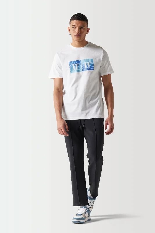 Gradient Graphic T-Shirt - White Vacation