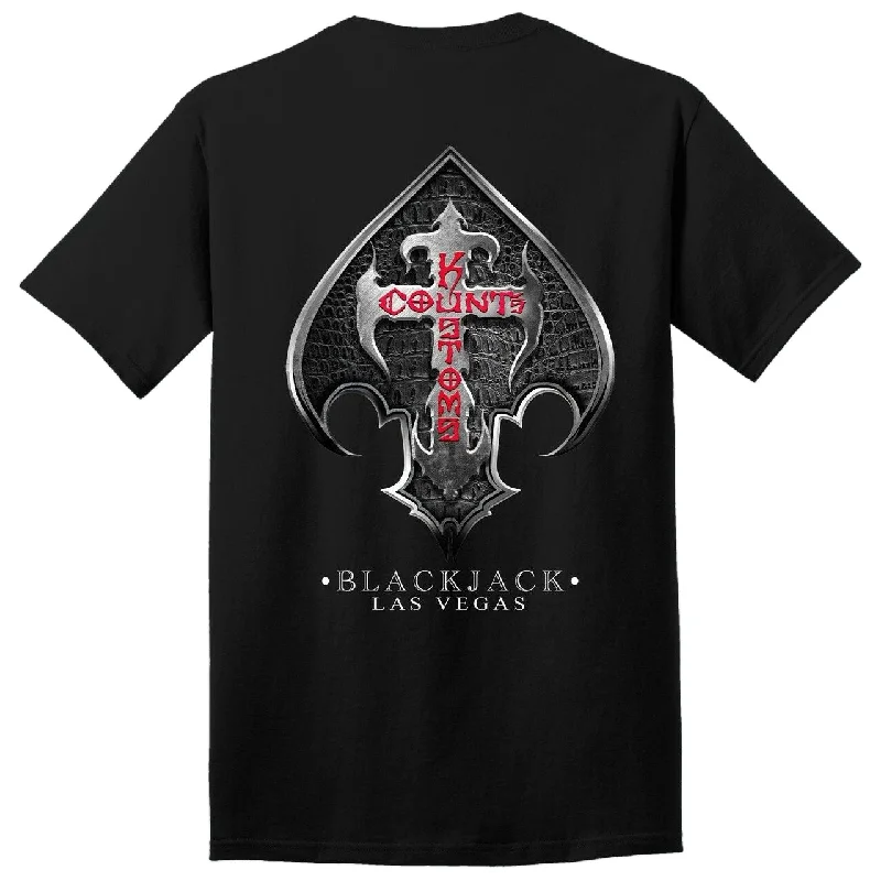 Count's Kustoms BLACKJACK Unisex T-Shirt Refined Men's Hand