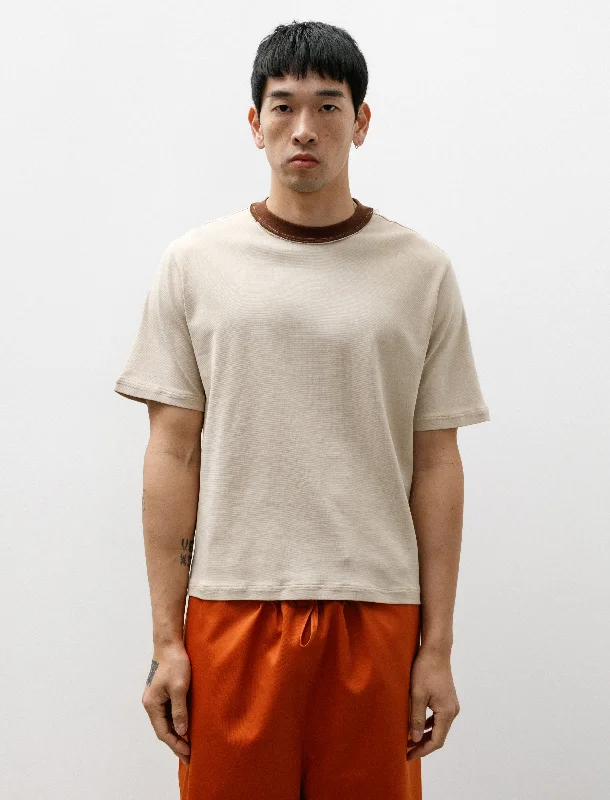 Normal Tee Sand/Brown Sophisticated Men's 