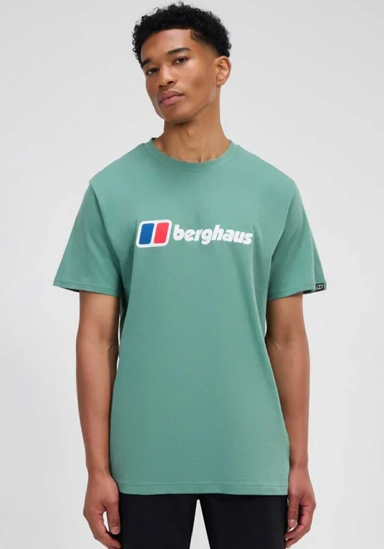 Berghaus Class XL Logo T-Shirt, Green British Gentleman Style